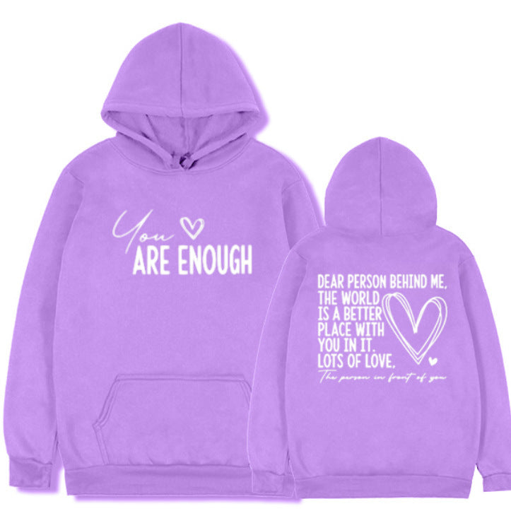 You Are Enough Hoodie