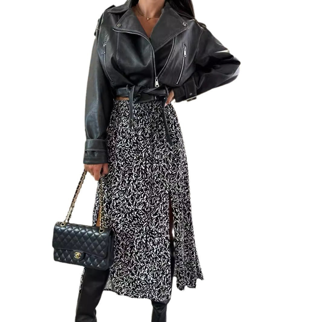 Side Slit Maxi Skirt