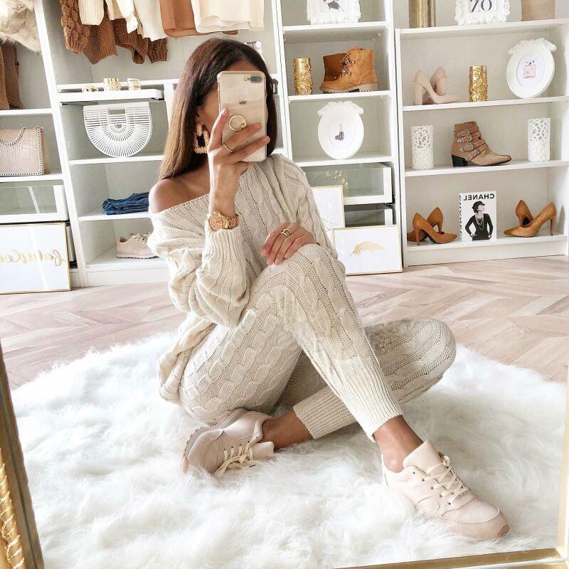 Off The Shoulder Lounge Set