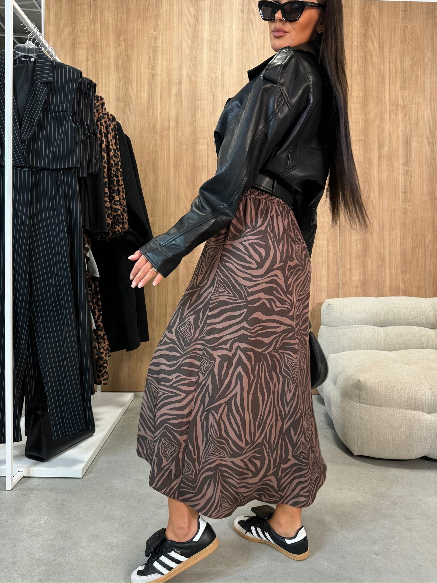 Side Slit Maxi Skirt