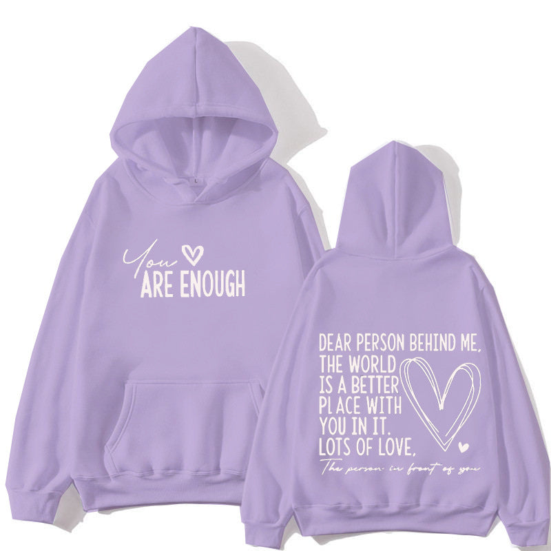 You Are Enough Hoodie