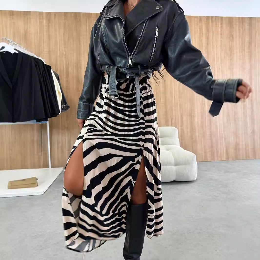 Side Slit Maxi Skirt