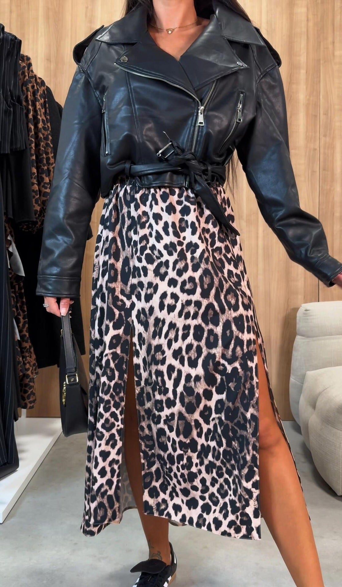 Side Slit Maxi Skirt