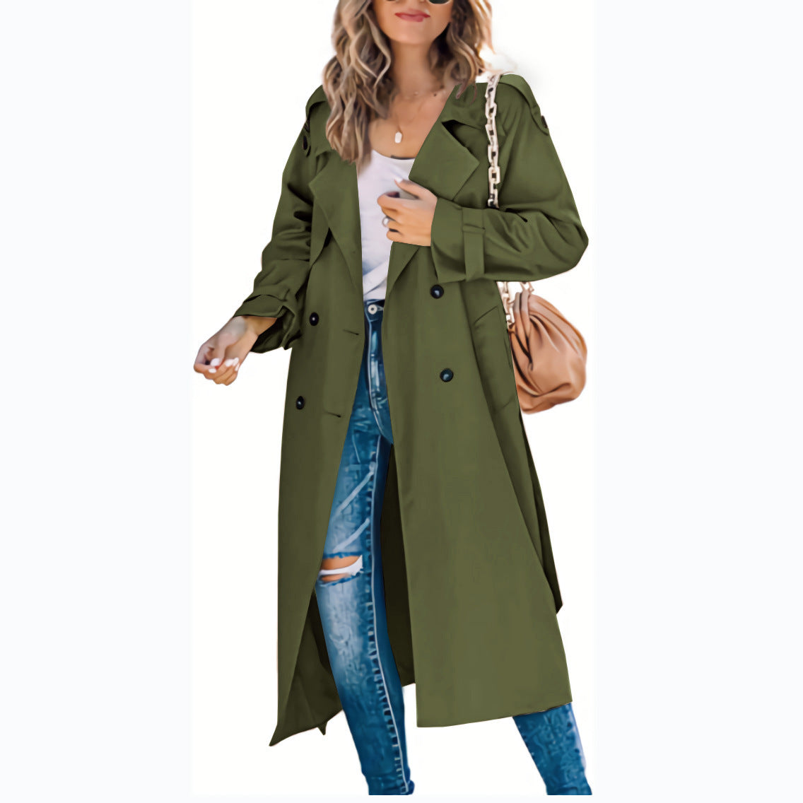 Casual Solid Colour Windbreaker Jacket