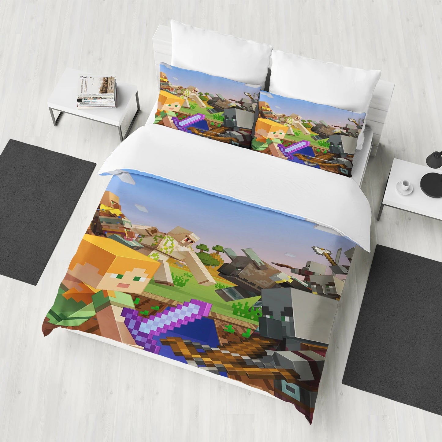 Minecraft Inspired Duvet Cover Set