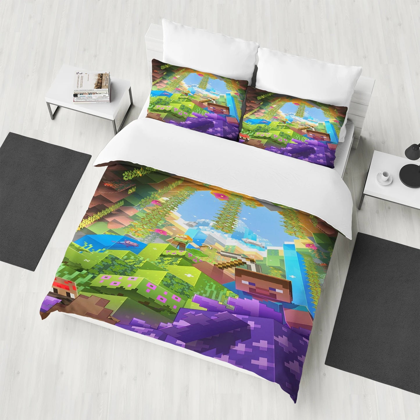 Minecraft Inspired Duvet Cover Set