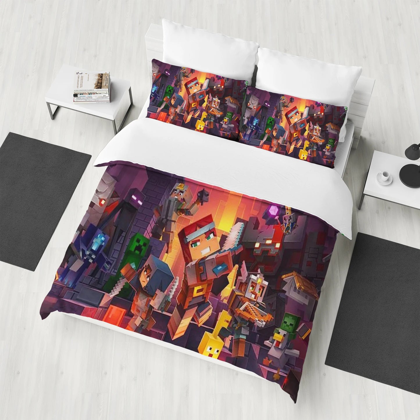 Minecraft Inspired Duvet Cover Set