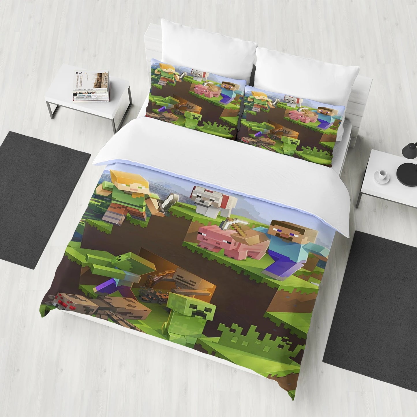 Minecraft Inspired Duvet Cover Set