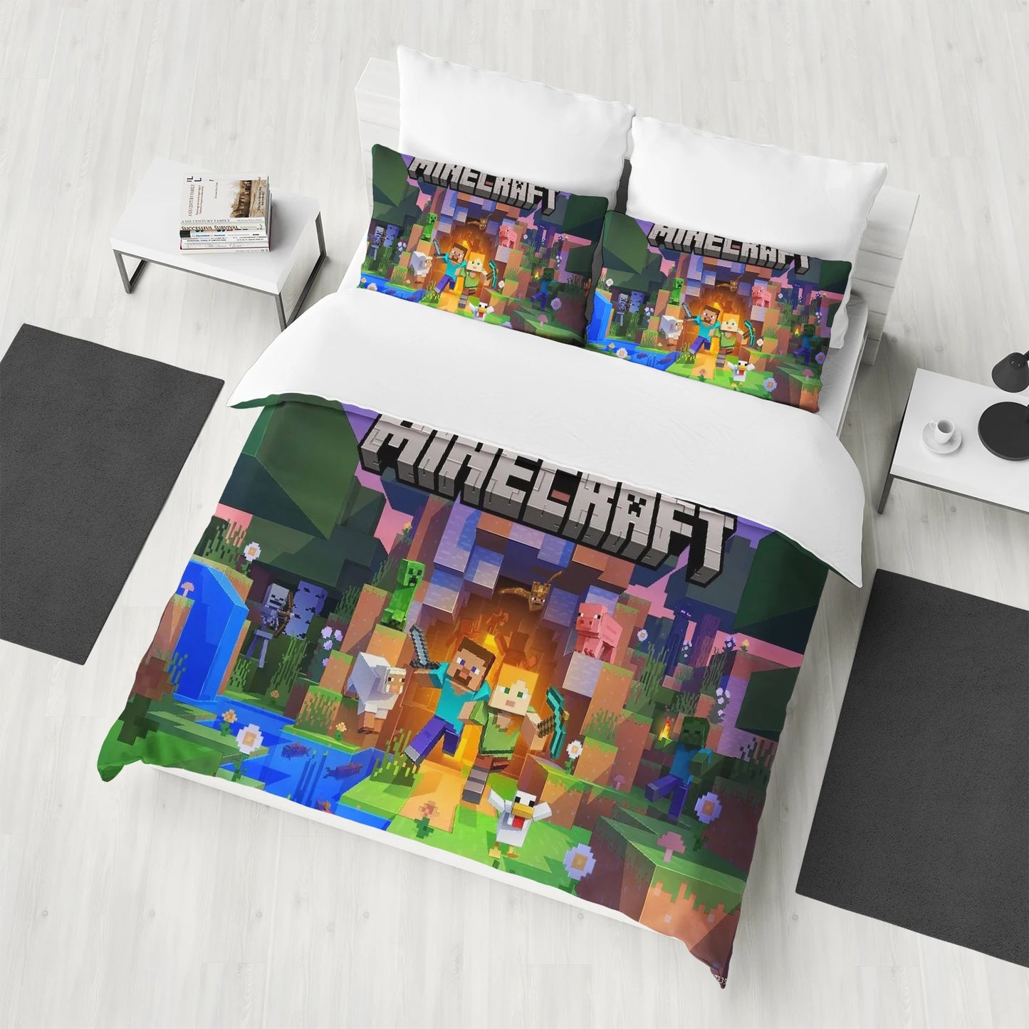 Minecraft Inspired Duvet Cover Set