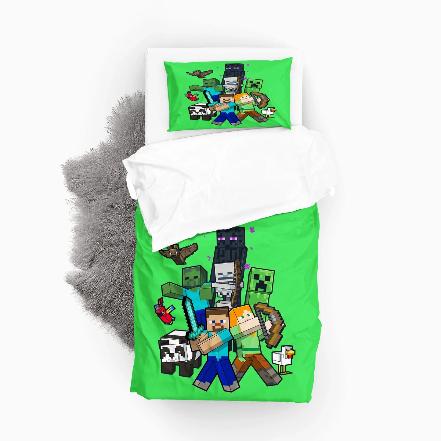 Minecraft Inspired Duvet Cover Set