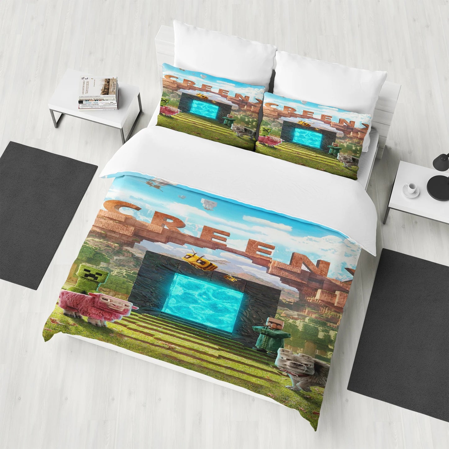 Minecraft Inspired Duvet Cover Set