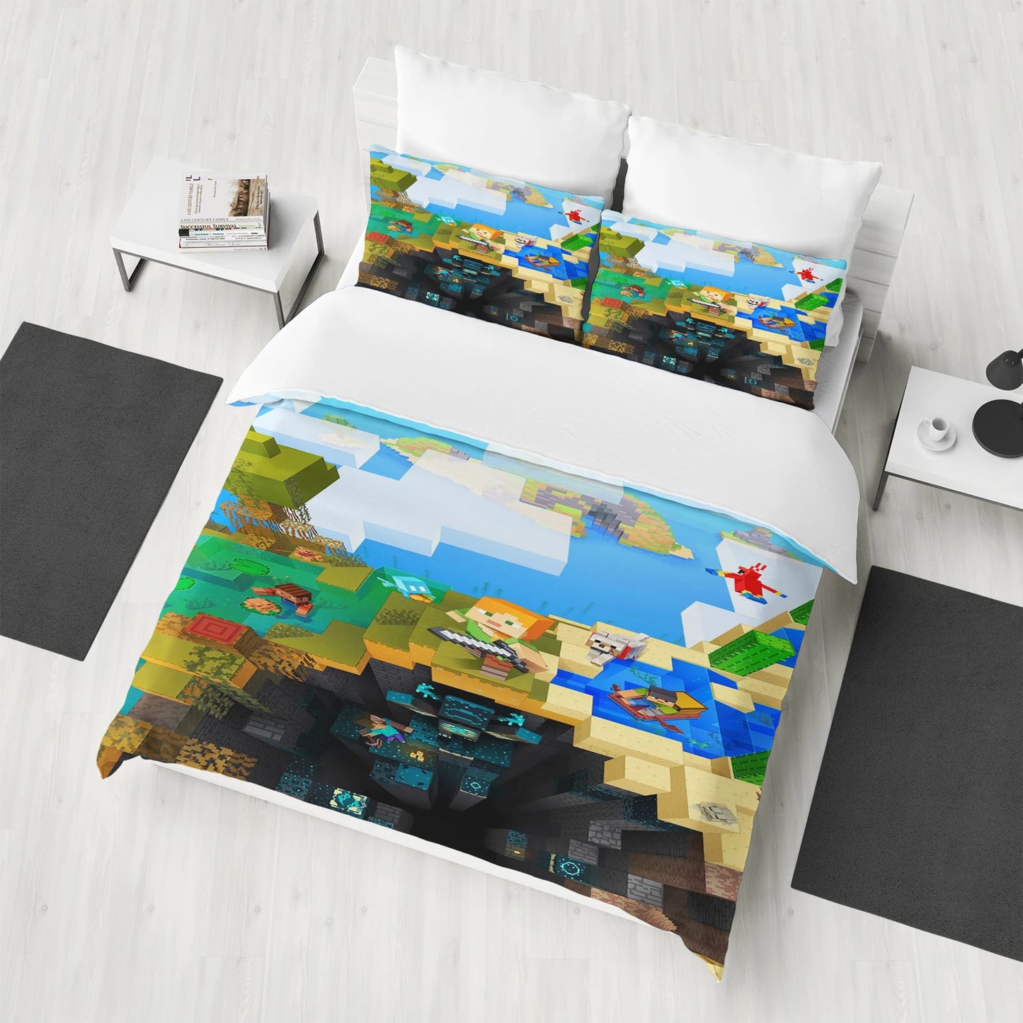 Minecraft Inspired Duvet Cover Set