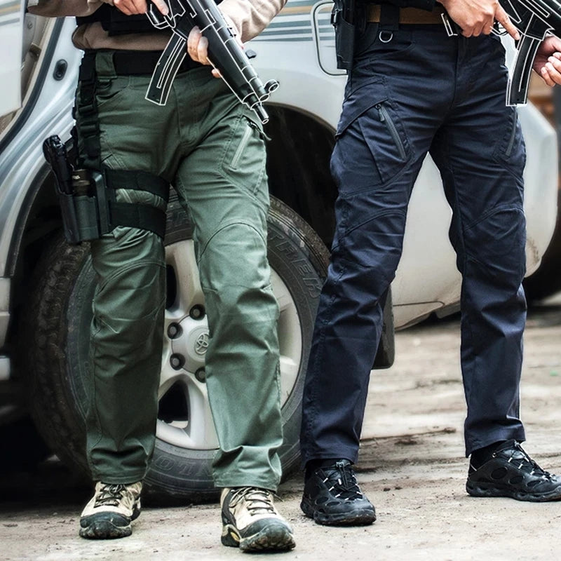 Men’s Military Style Cargo Waterproof Trousers