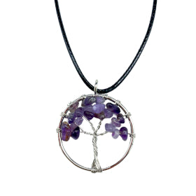 Tree of Life Gemstone Pendants