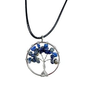 Tree of Life Gemstone Pendants