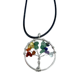 Tree of Life Gemstone Pendants