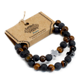 Gemstone Friendship Bracelets Pack of 2
