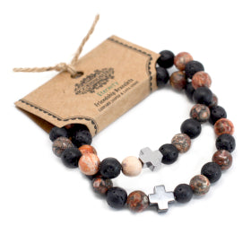 Gemstone Friendship Bracelets Pack of 2