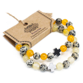 Gemstone Friendship Bracelets Pack of 2