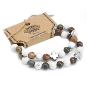 Gemstone Friendship Bracelets Pack of 2