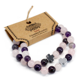 Gemstone Friendship Bracelets Pack of 2