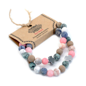 Gemstone Friendship Bracelets Pack of 2