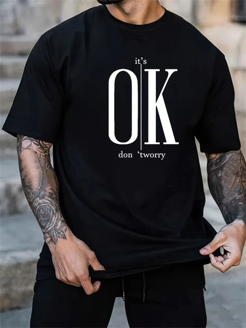 Men's OK Printed T-shirt