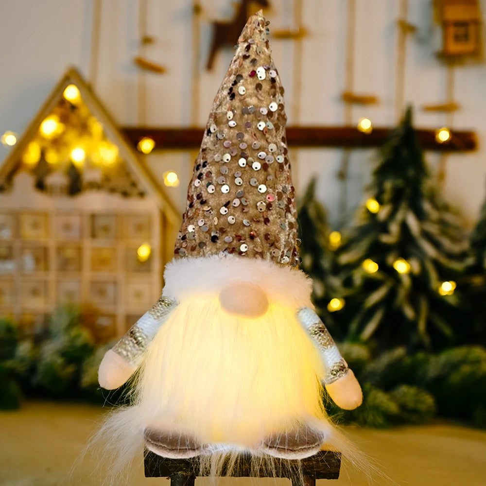 30cm Glowing Christmas Gnome Light Up Decoration