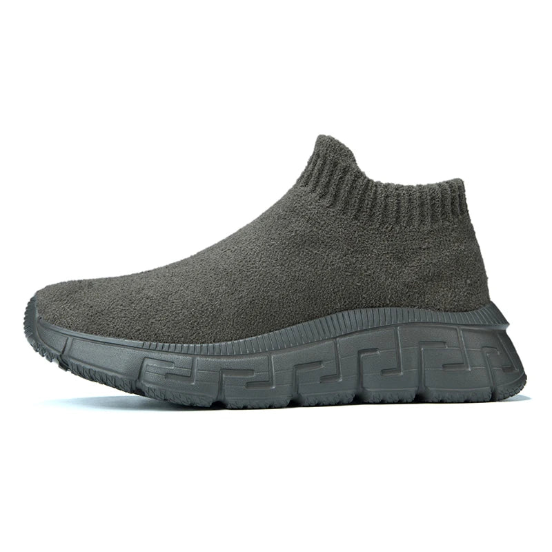 Unisex Soft Flannel Slip On Trainers