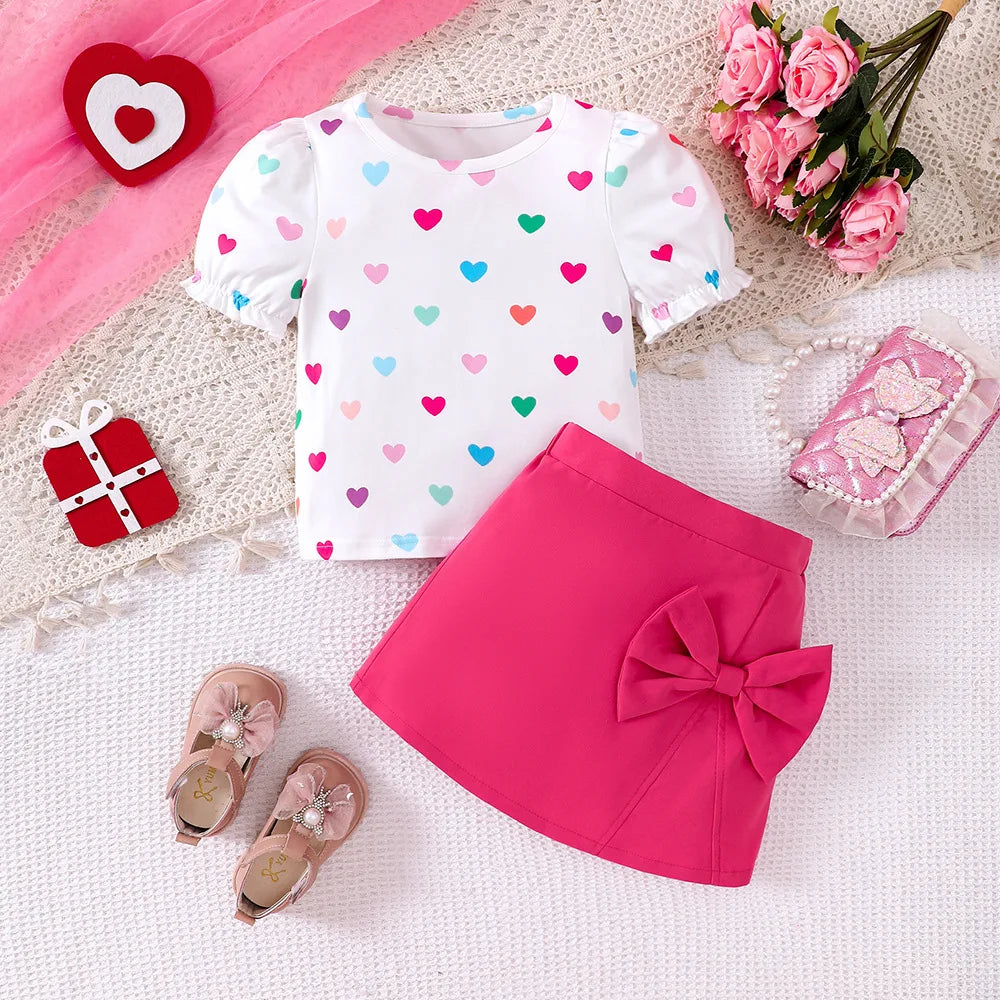 Girls Top & Skirt Sets