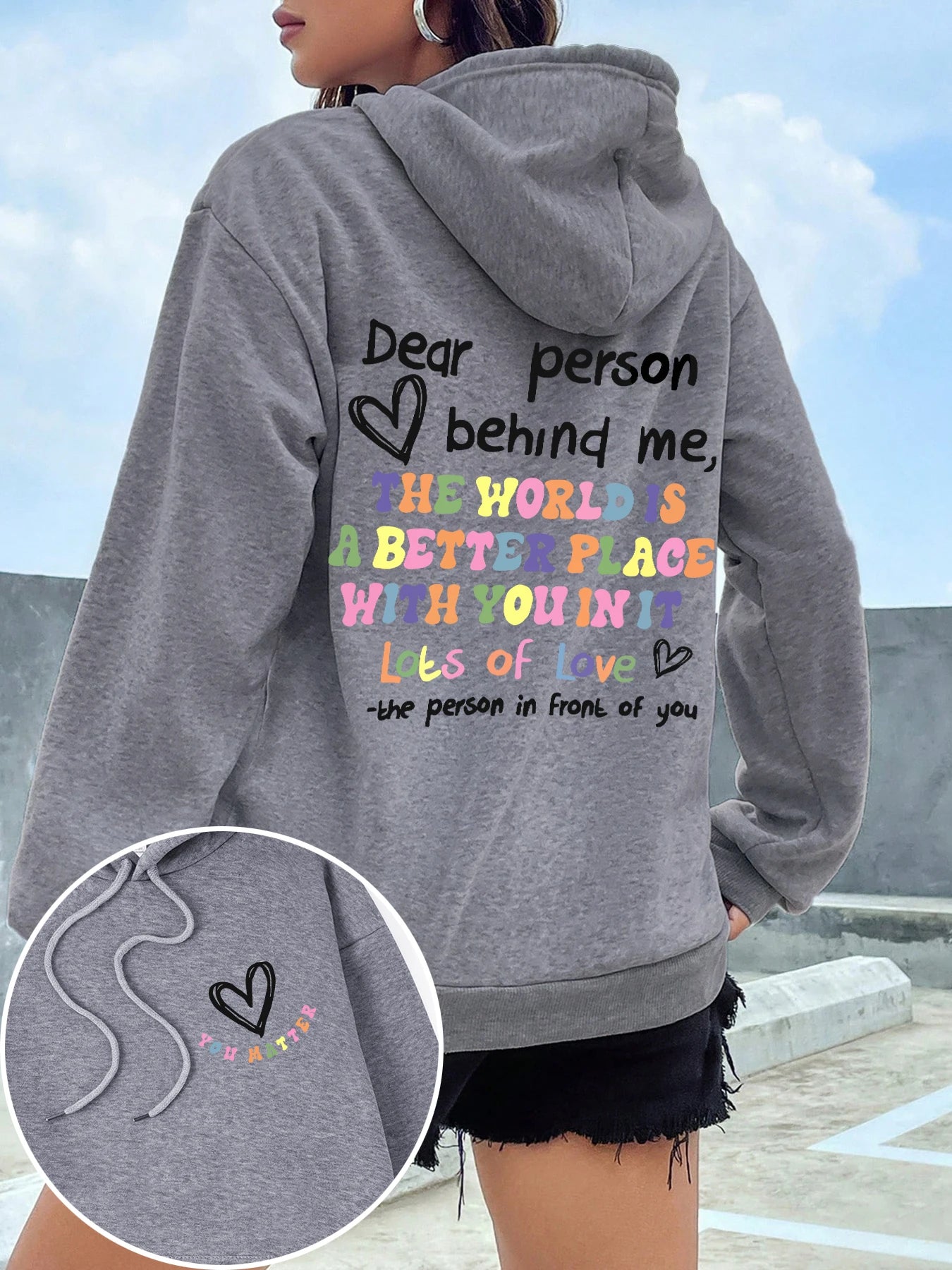 Dear Person Behind Me Hoodies