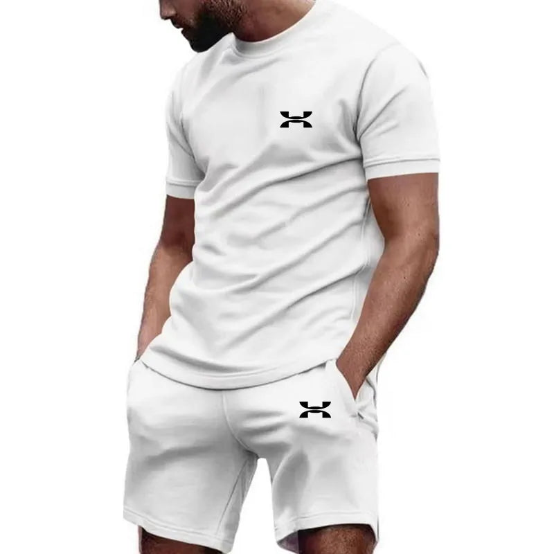 Men’s Sports Style Top & Shorts Set
