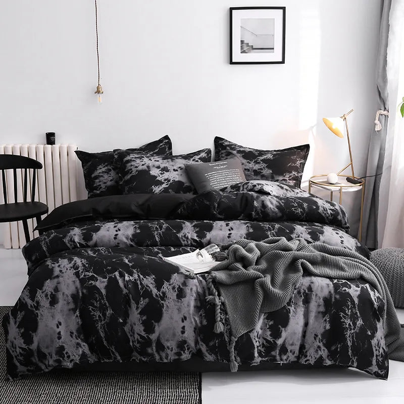 Marble Effect Duvet Sets