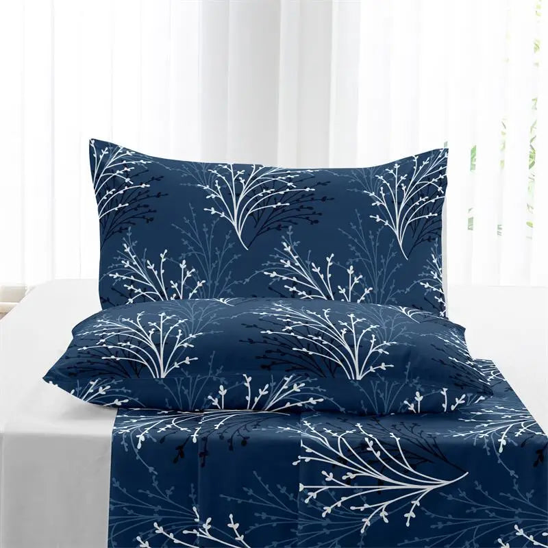 Flower Branch Design Duvet Set