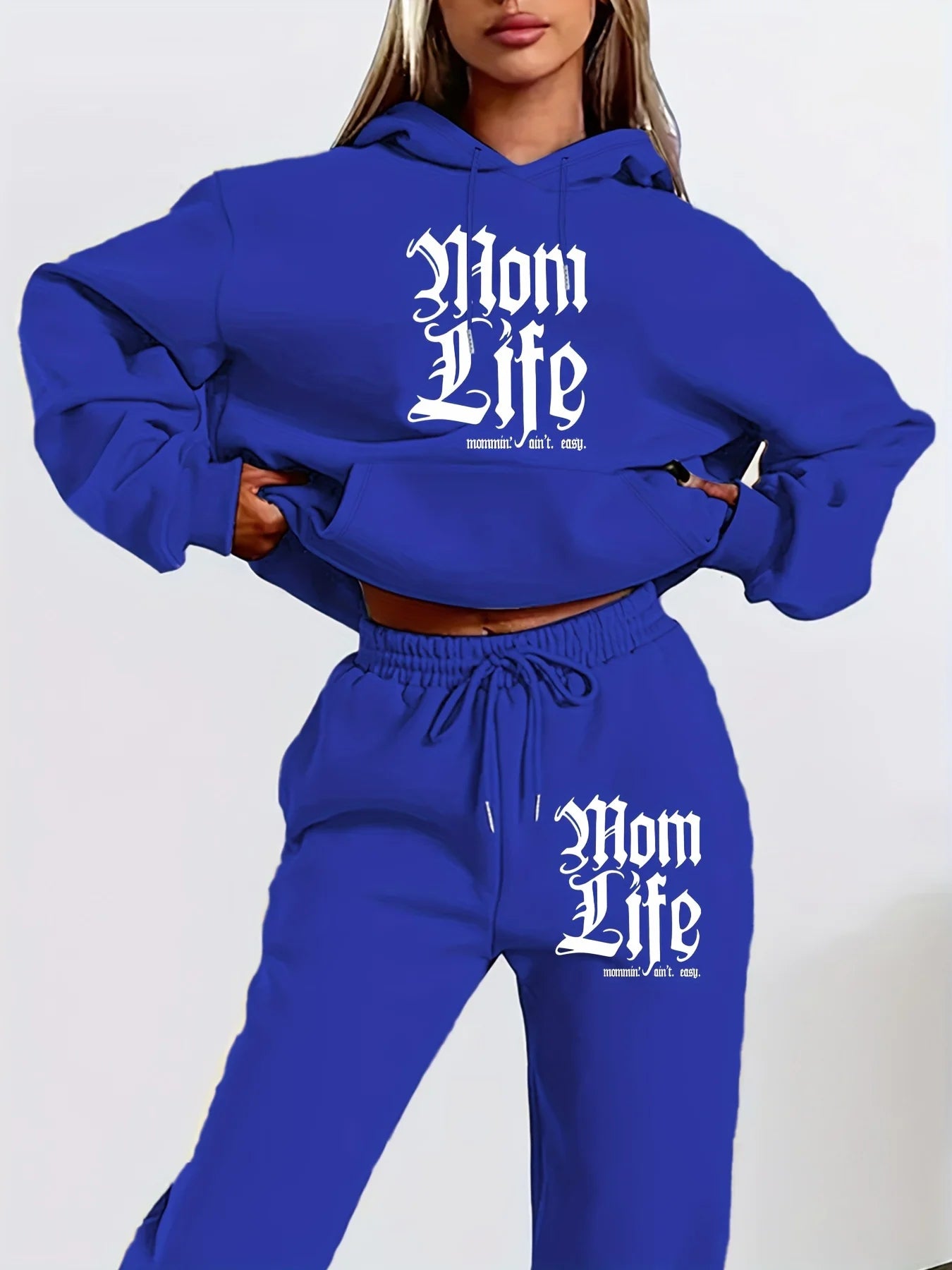 Mom Life Hoodie and Jogger Set