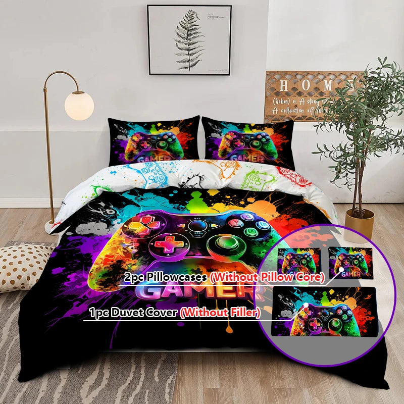 Game Console Duvet Cover Set
