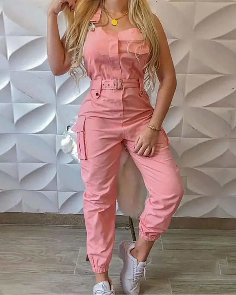 Cargo Style Dungarees