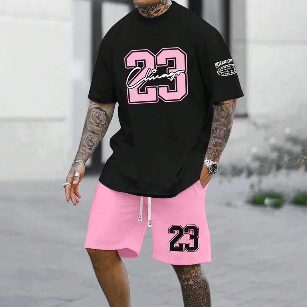 Men’s American Style 23 Top & Shorts Set