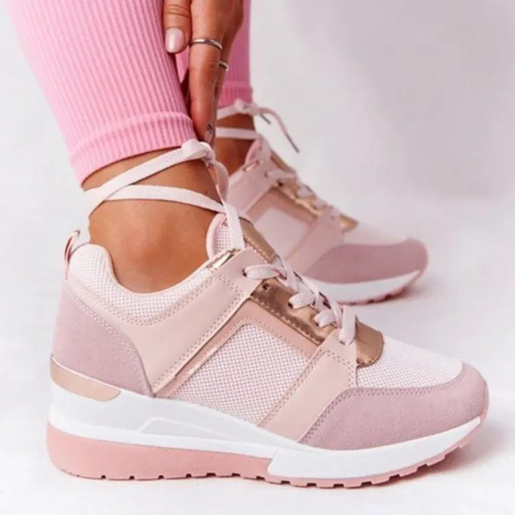 Women’s Wedge Casual Comfy Trainers