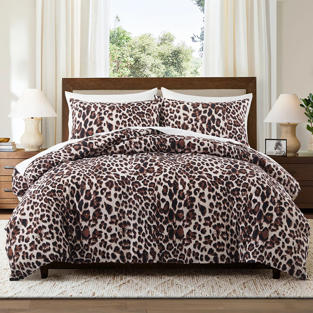 Patterned Print Duvet Cover Set