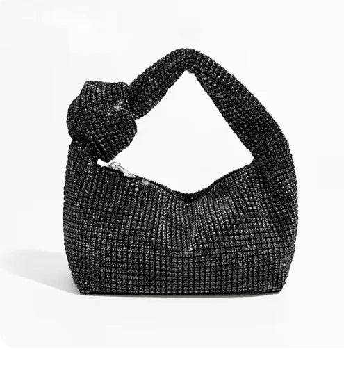 Rhinestones Knot Evening Handbag