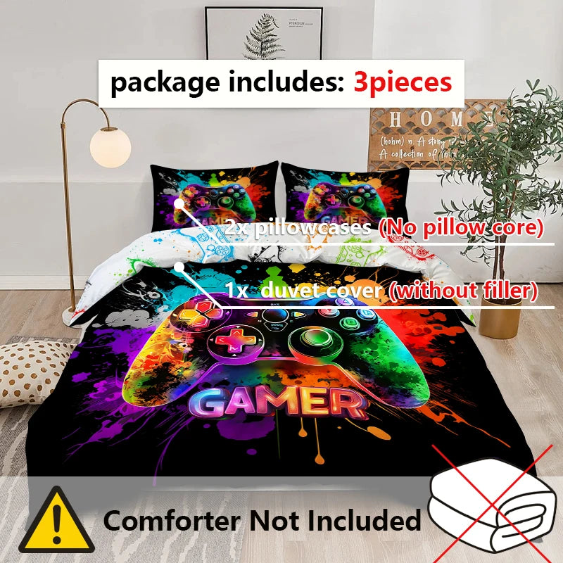 Game Console Duvet Cover Set