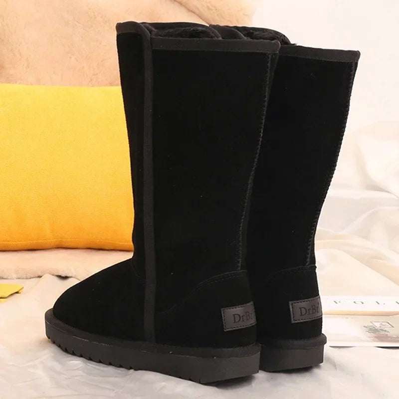 Zip Up Fluffy Winter Boots
