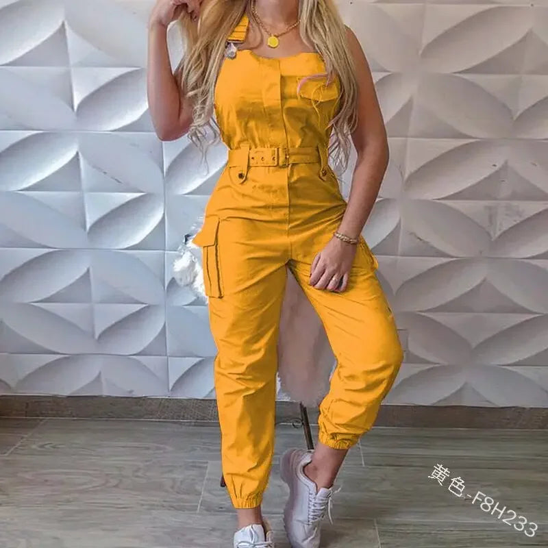 Cargo Style Dungarees