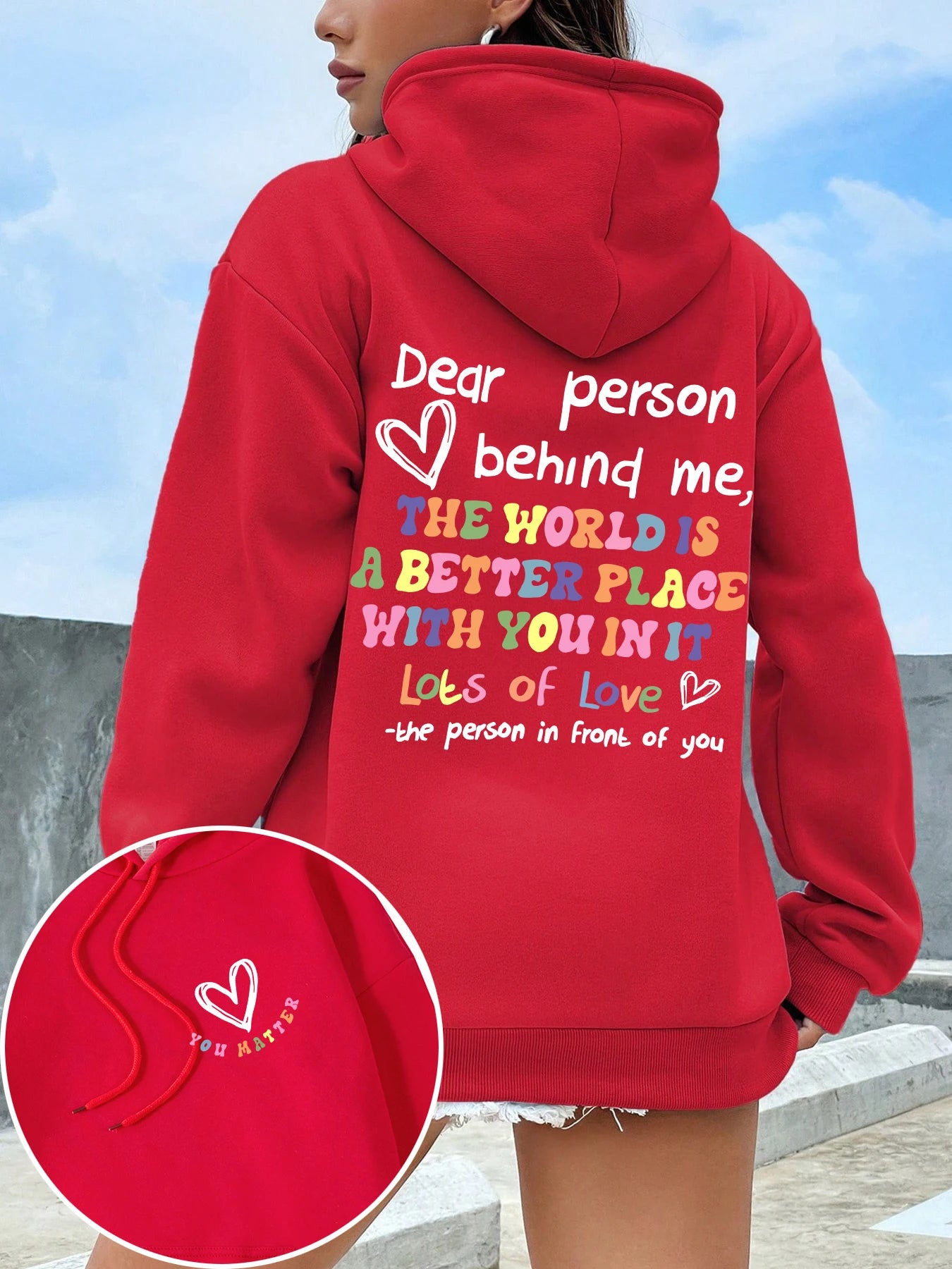 Dear Person Behind Me Hoodies