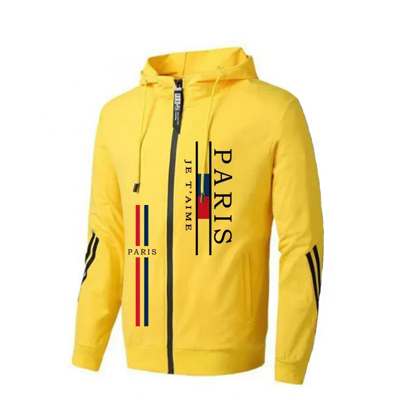 Men's Paris Zipped Hooded Tracksuit