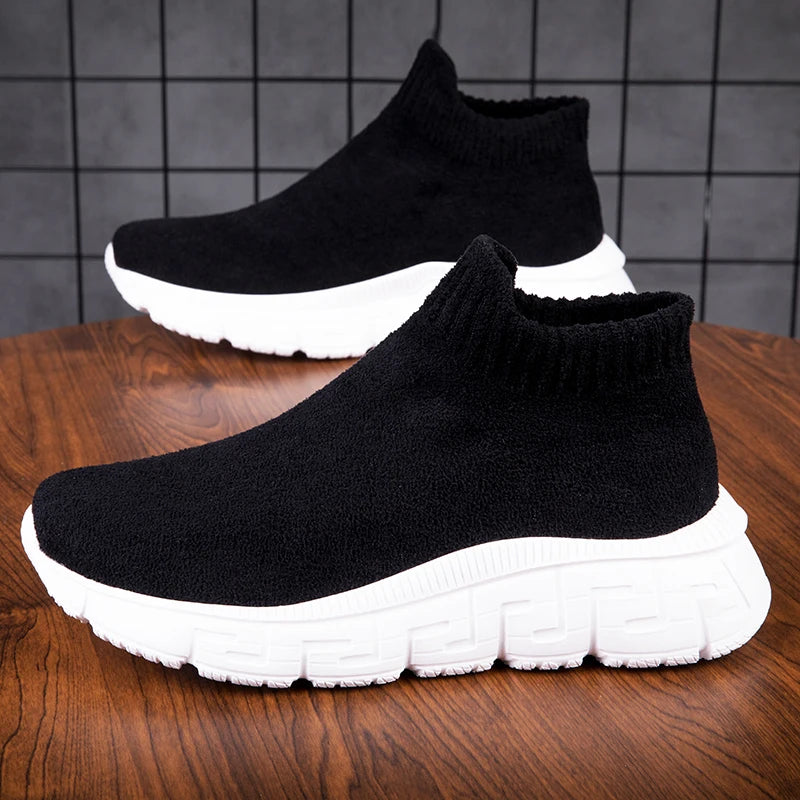 Unisex Soft Flannel Slip On Trainers