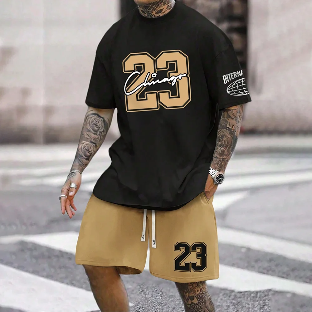 Men’s American Style 23 Top & Shorts Set