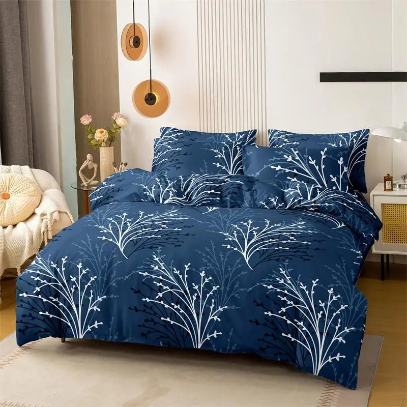 Flower Branch Design Duvet Set