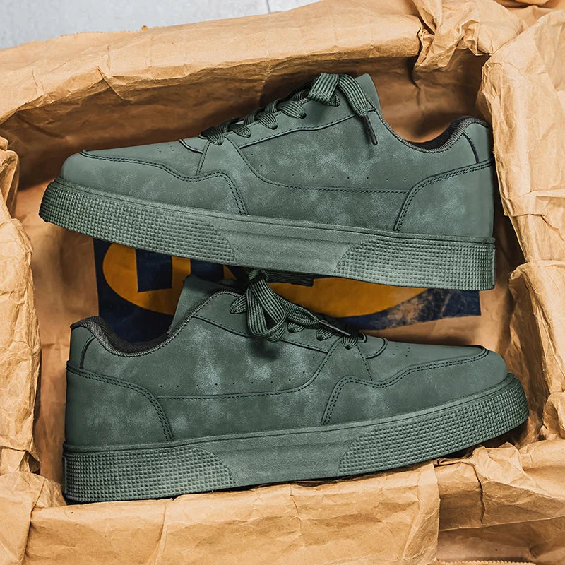 Men's Casual Suede Style Trainers